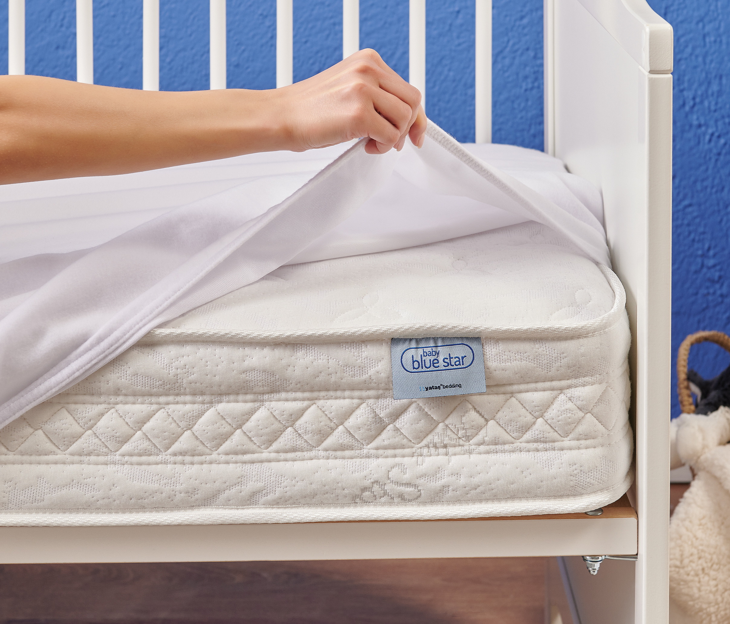 Blue Dht Baby Blue Star DHT Yaylı Mini Yatak