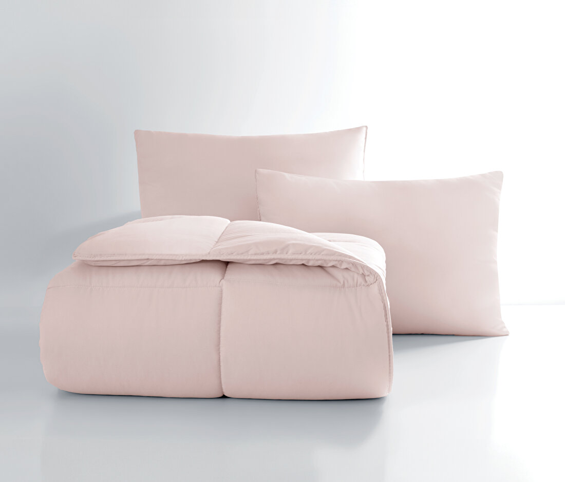 Macaron - Pembe Yorgan&Yastık Set