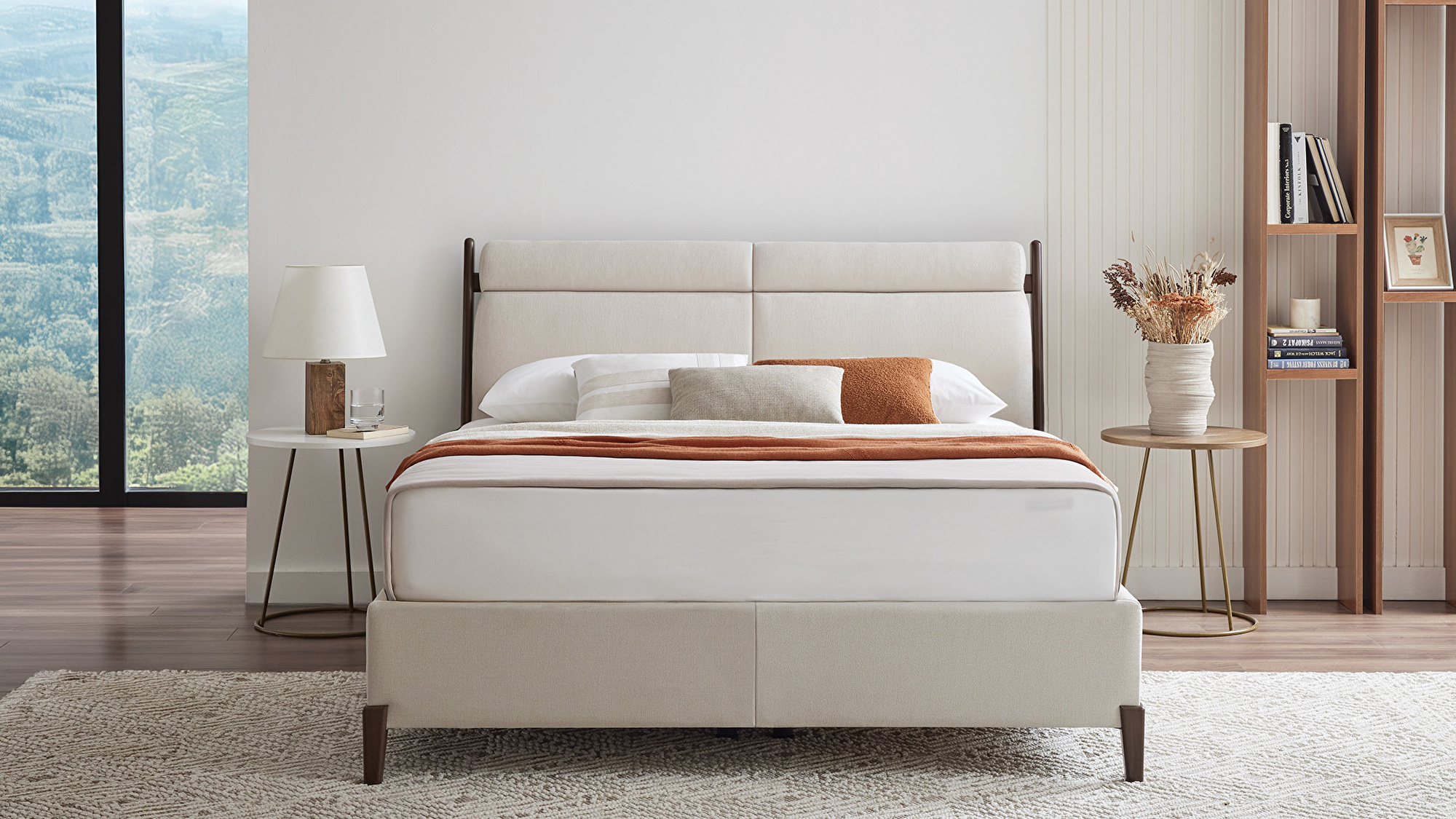 Ergonomic Air boxspring en hoofdbord