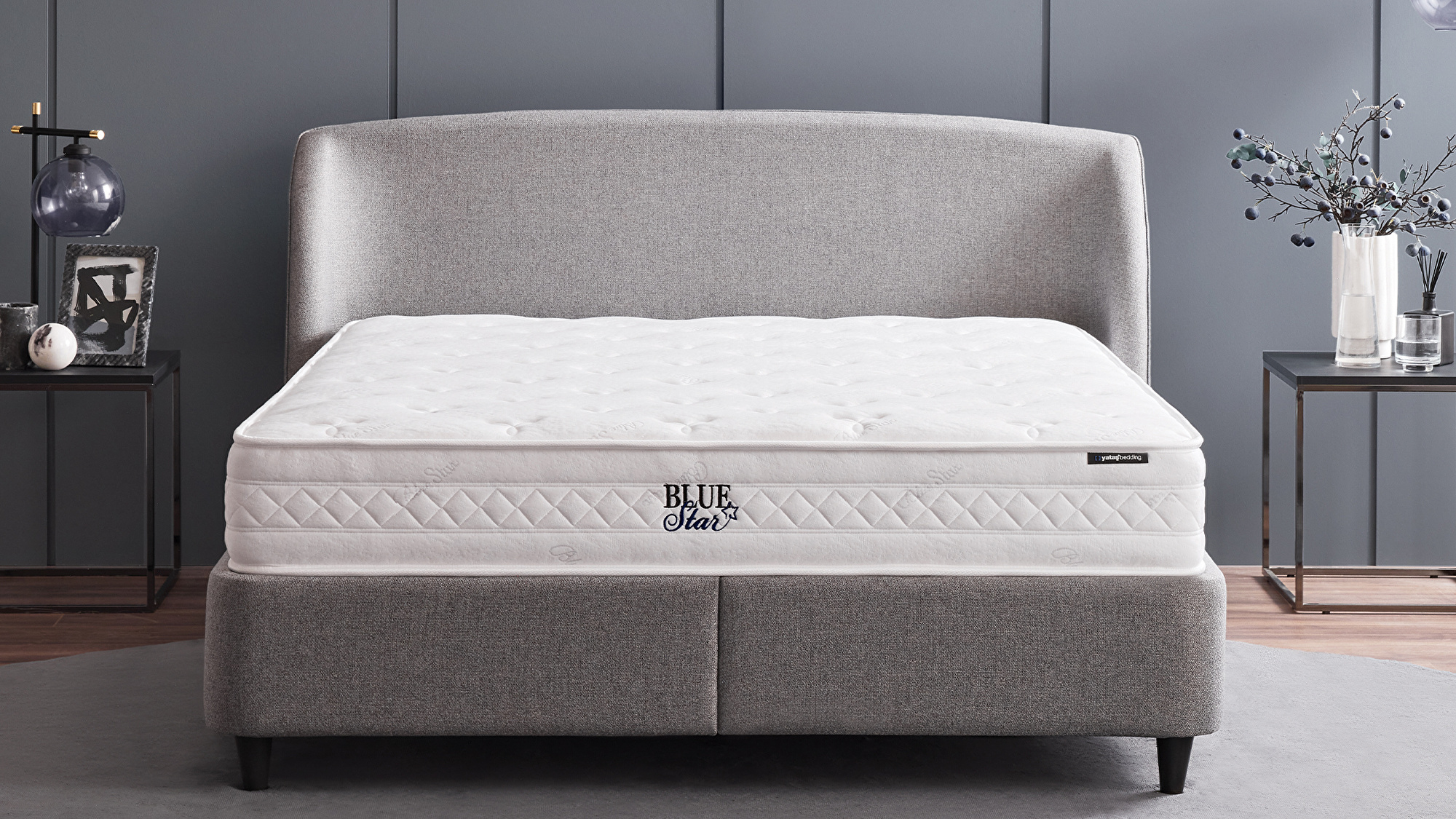 Blue Star matras, New Canto boxspring en Canto hoofdbord