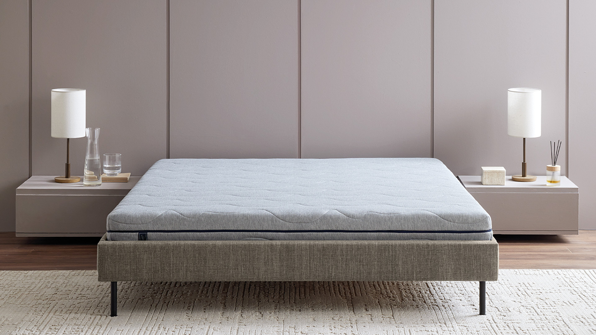 Set met Optimum Flex matras en Orvia bedframe