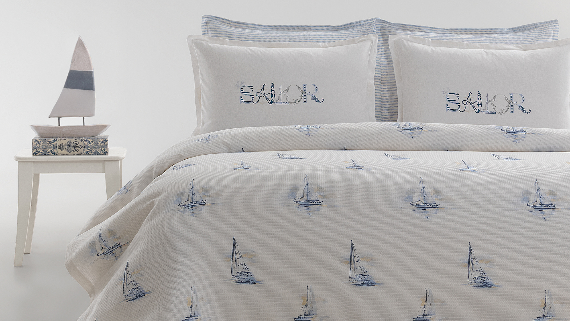 Maritieme elegantie in de kamer