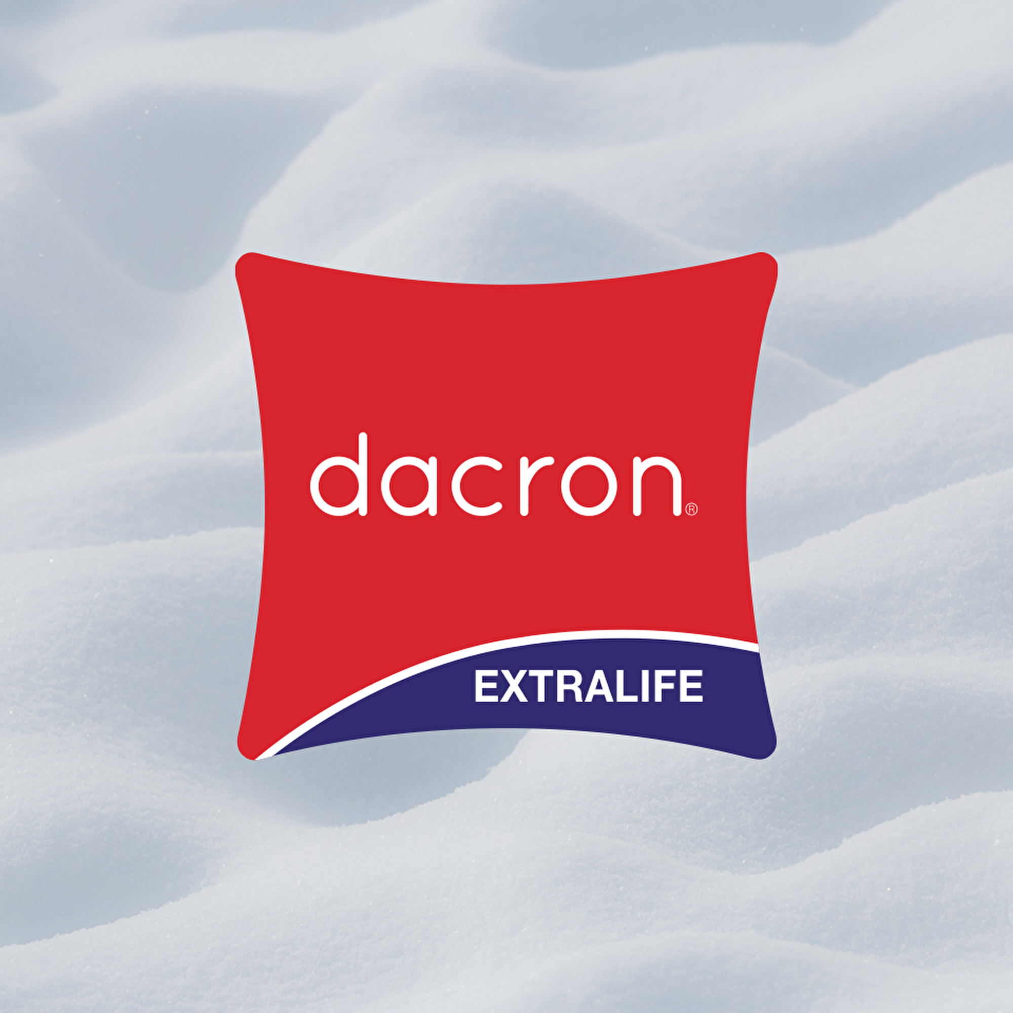 Gaat lang mee dankzij de speciale Dacron®-technologie