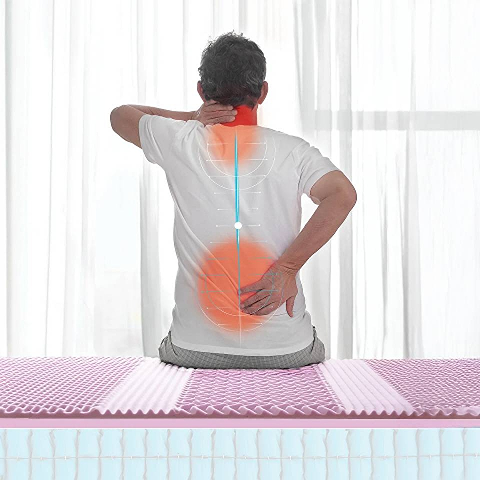 Body Sense-schuim op maat gesneden