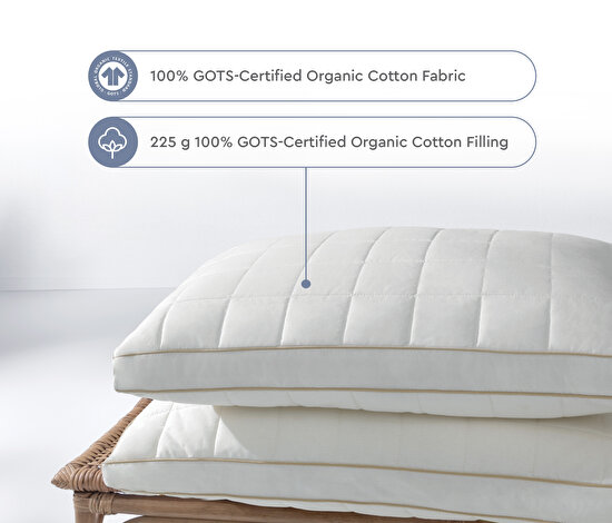 Sshow Organic Cotton Baby Pillow