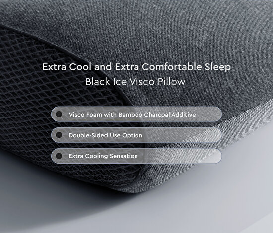 Black Ice Visco Pillow
