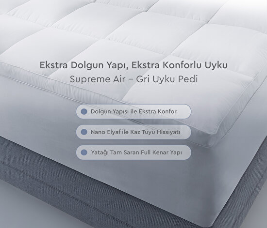 Supreme Air - Gri Uyku Pedi