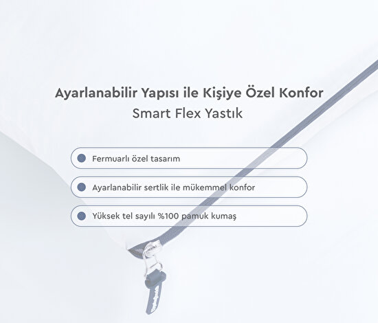 Smart Flex Fermuarlı Yastık