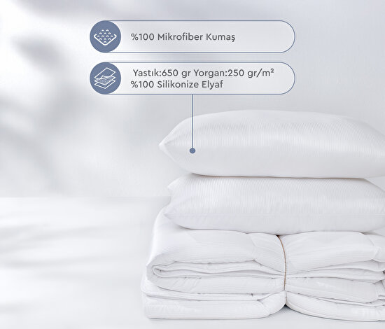 Lucy Yorgan&Yastık Set