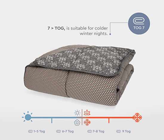 Thalia - Anthracite Quilt