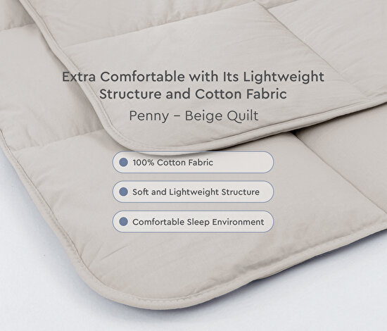 Penny - Beige Quilt