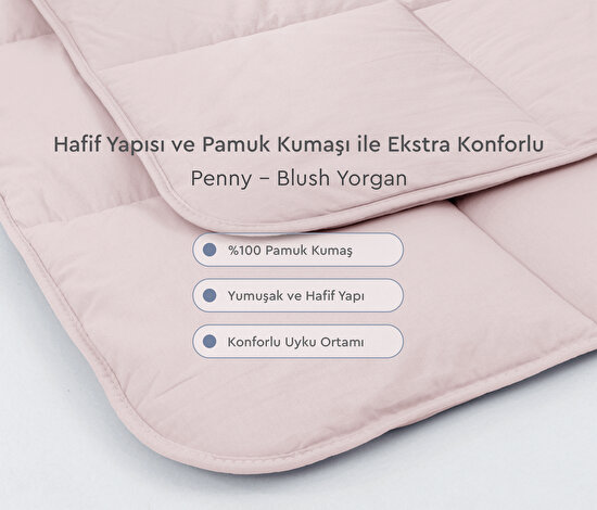 Penny - Blush Yorgan