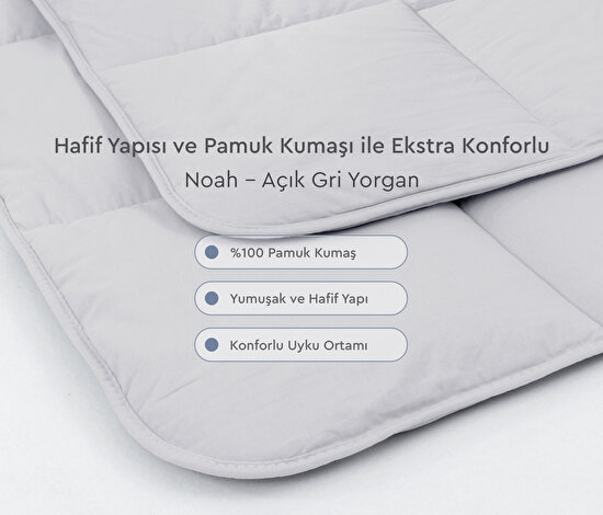 Noah - Açık Gri Yorgan