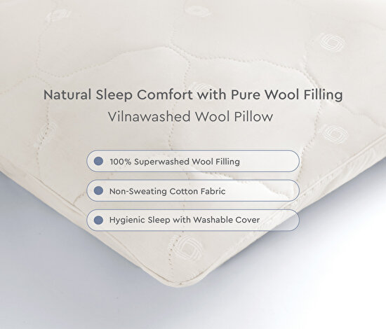 Vilnawashed Wool Pillow