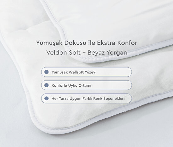 Veldon Soft - Beyaz Yorgan