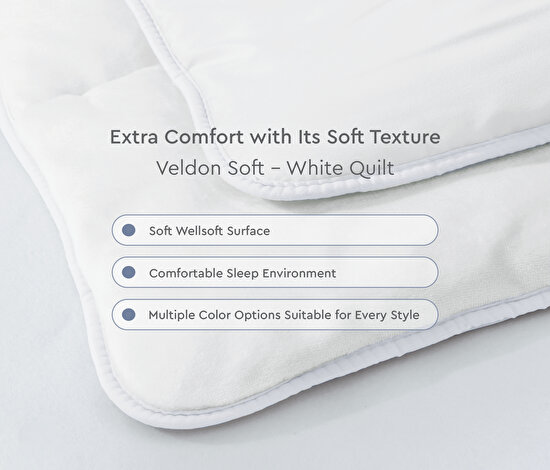 Veldon Soft - White Quilt