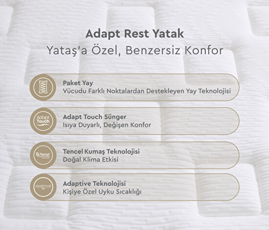 Adapt Rest Yatak + Adapt Rest Yastık