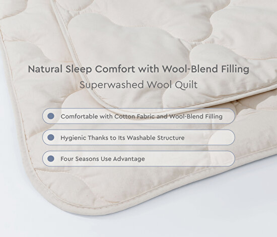 Superwashed Wool Quilt