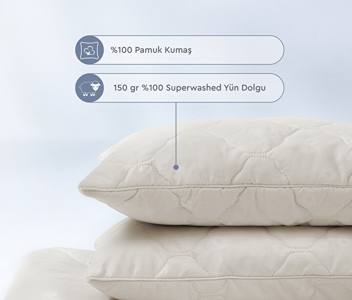 Vilnawashed Wool Baby Pillow