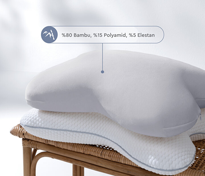 Visco Leta - Grey Pillowcase