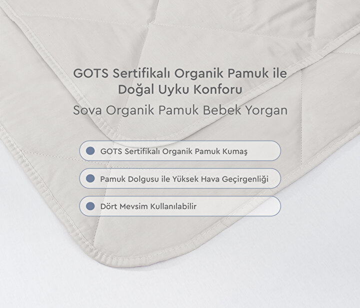 Sova Organic Cotton Baby Quilt