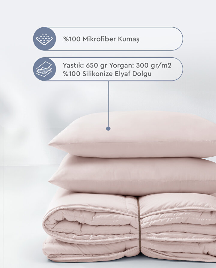 Macaron - Pink Quilt & Pillow Set