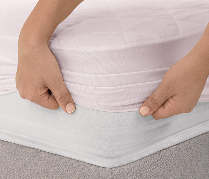 Macaron - Pink Full Edge Mattress Protector