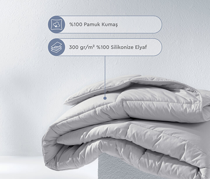 Noah - Light Grey Quilt