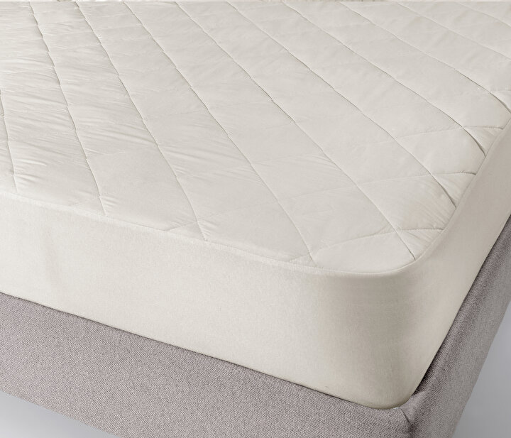 Macaron - Cream Full Edge Mattress Protector