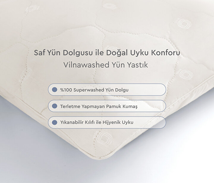 Vilnawashed Wool Pillow