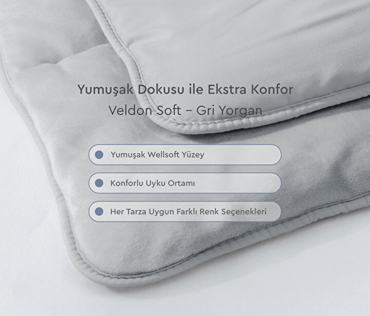 Veldon Soft - Grey Quilt