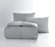 Macaron - Grey Quilt & Pillow Set