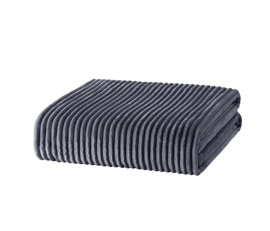 Holly Wellsoft Tv Blanket - Anthracite